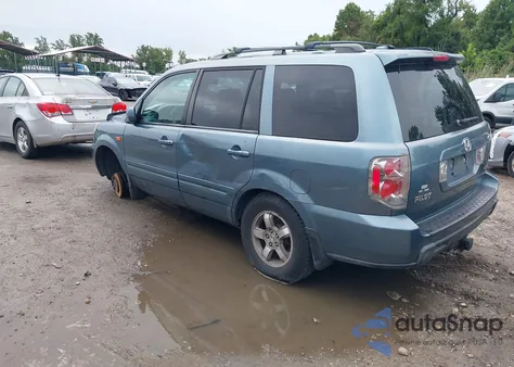 2006 Honda Pilot Ex-L из США, поврежденный, VIN 2HKYF18626H547329